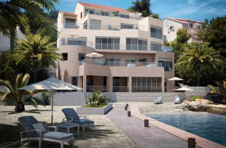 High View-A Seaside Villa With Huge Jacuzzi Рачище Екстер'єр фото